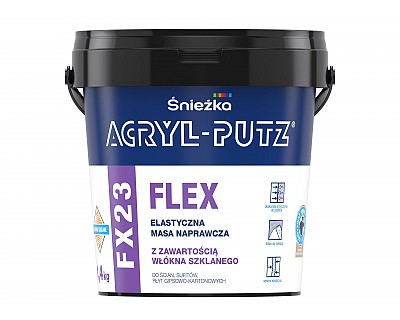 ACRYL-PUTZ® FX23 FLEX Elastická hmota na opravy s obsahom skleného vlákna