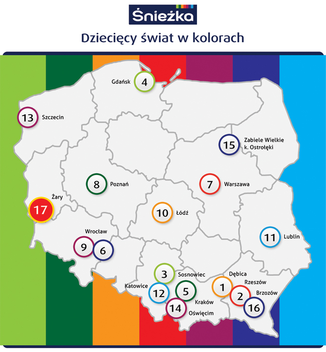 infografika FFiL Śnieżka SA - Dziecięcy Świat w Kolorach